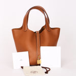 Hermès Picotin 18 Gold Clemence GHW