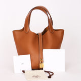 Hermès Picotin 18 Gold Clemence GHW
