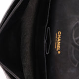 Chanel Medium Classic Double Flap Black Caviar 24K GP