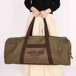 Hermès Travel Bag (color) Toile PHW