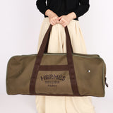 Hermès Travel Bag (color) Toile PHW