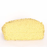Bottega Veneta Small Tote - Yellow Woven/Applique Leather