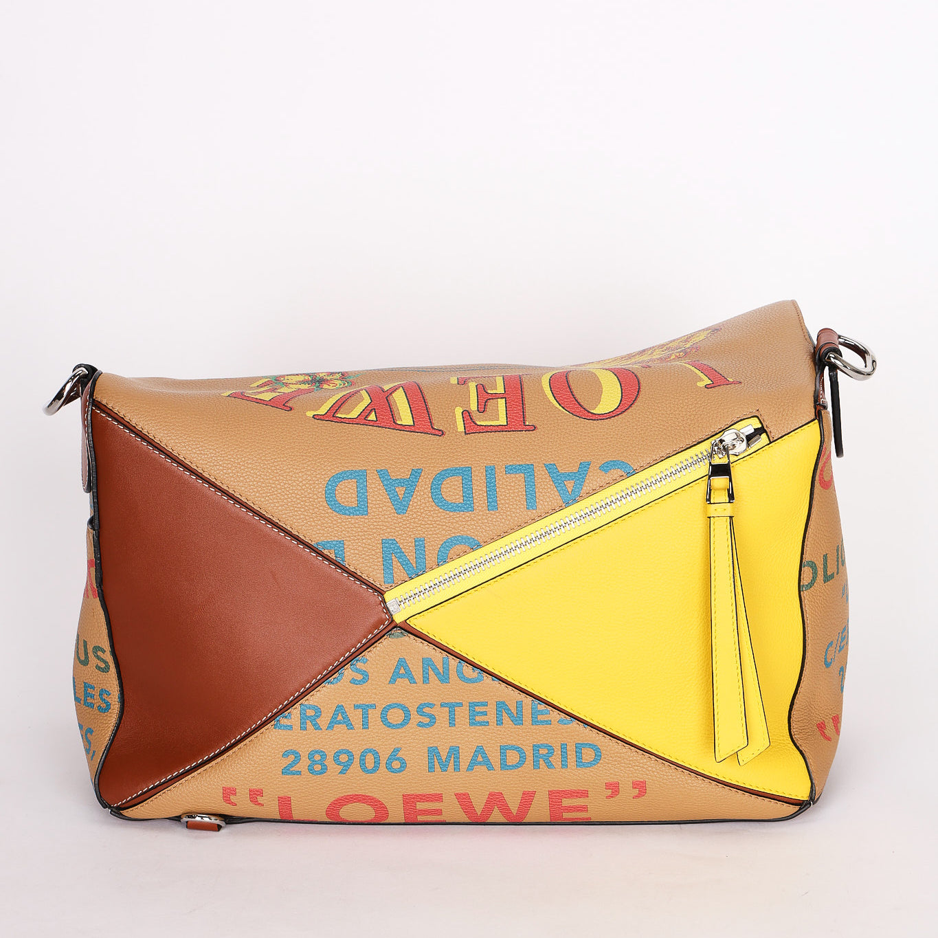 Loewe Large Puzzle Bag Tiger Design