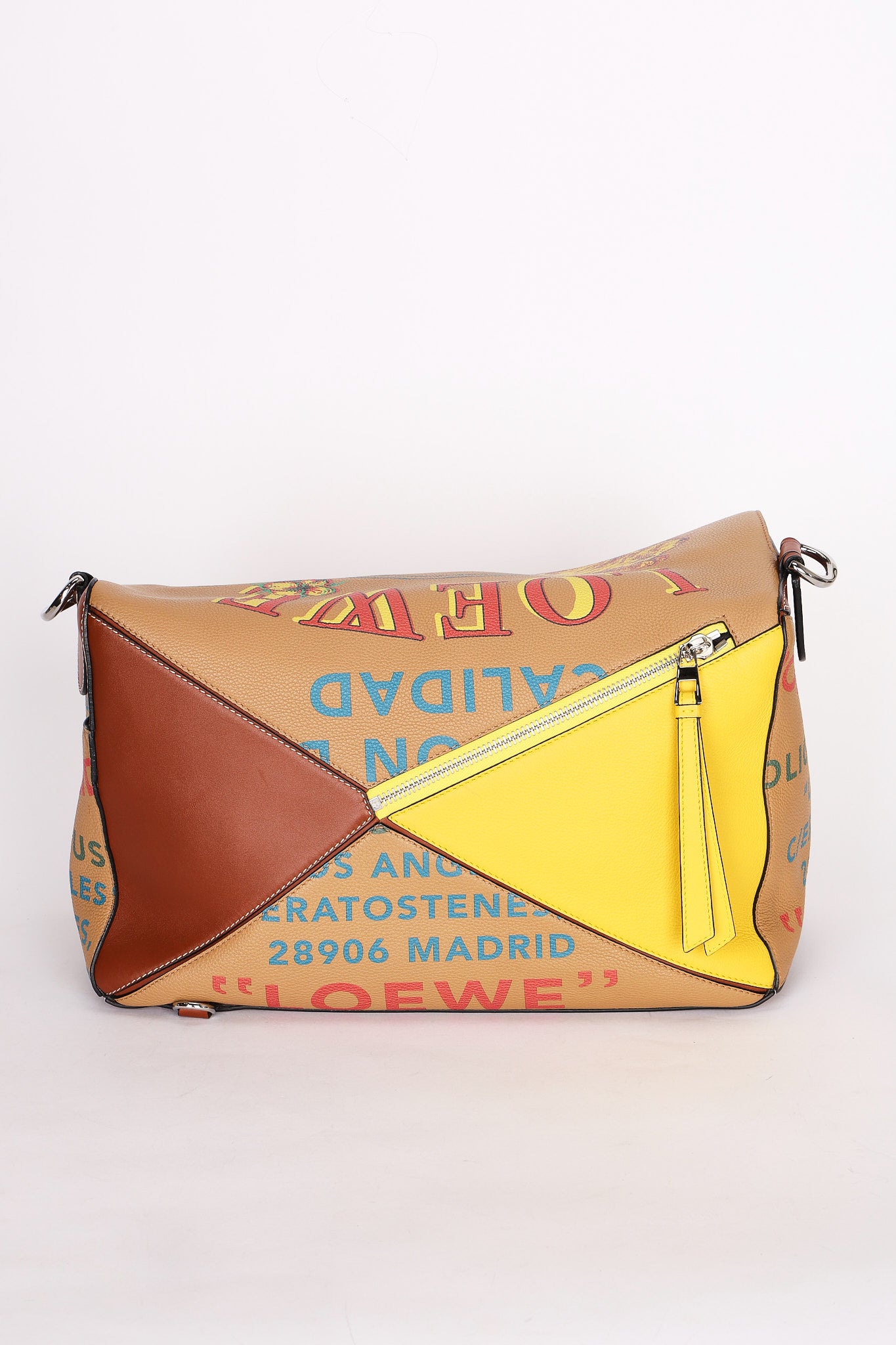 Loewe Large Puzzle Bag Tiger Design