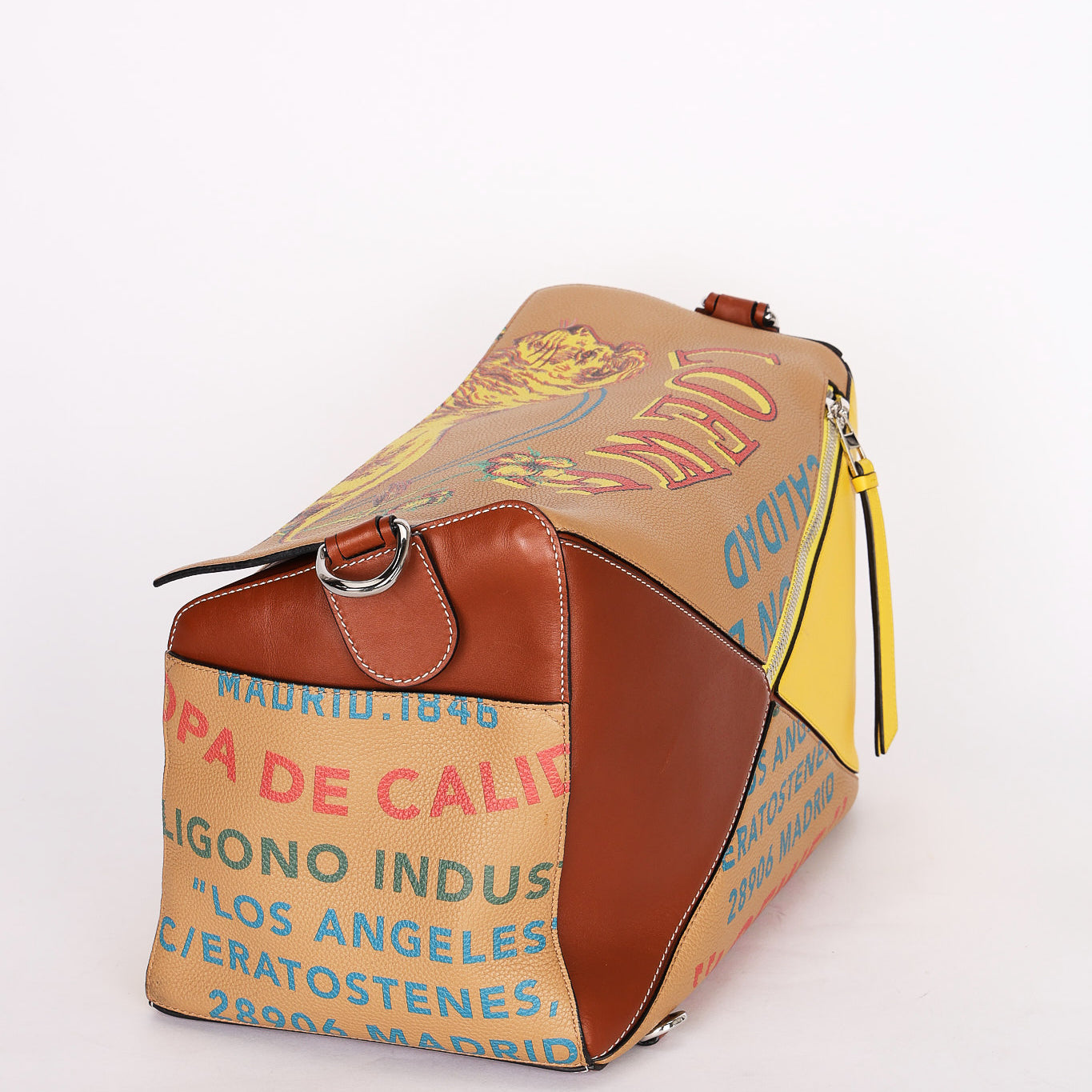 Loewe Large Puzzle Bag Tiger Design