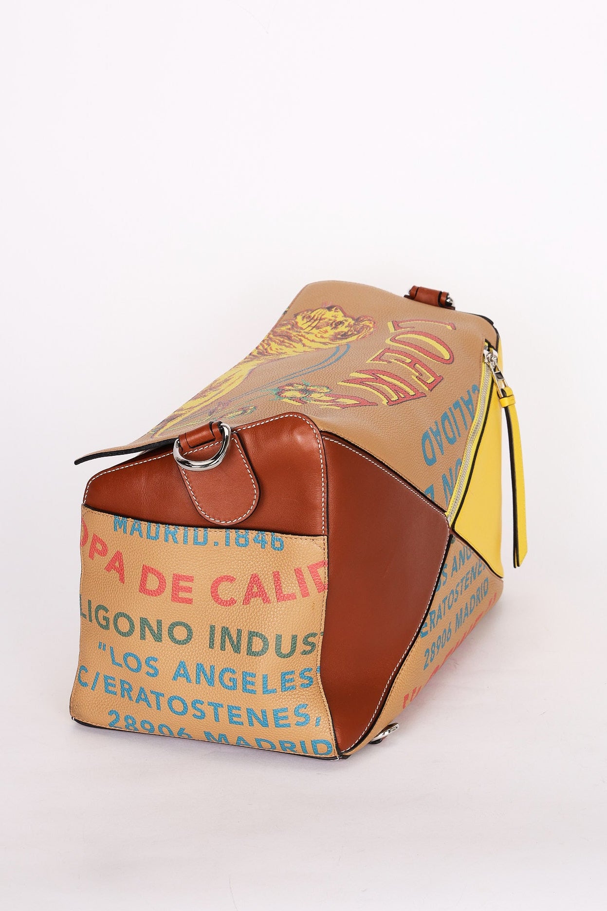 Loewe Large Puzzle Bag Tiger Design