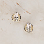 Chanel 1996 CC Sunburst Clip-On Earrings 24K GP