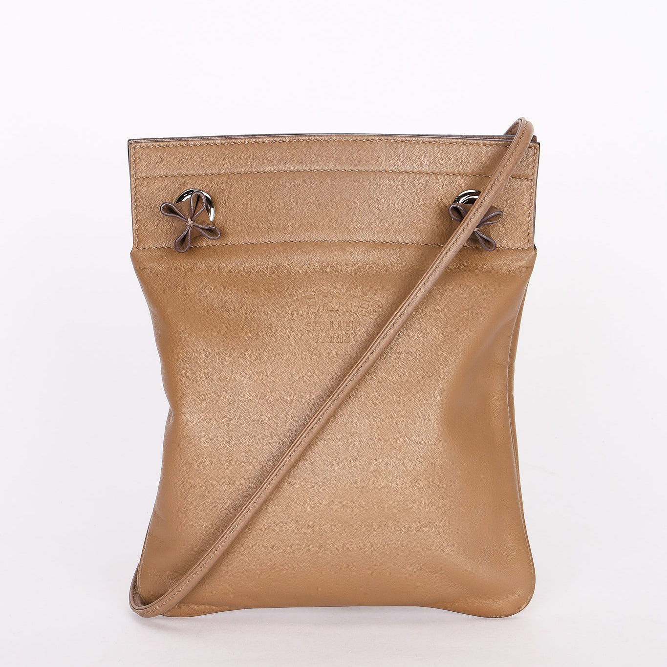 Hermès Crossbody Bag (color + leather) PHW