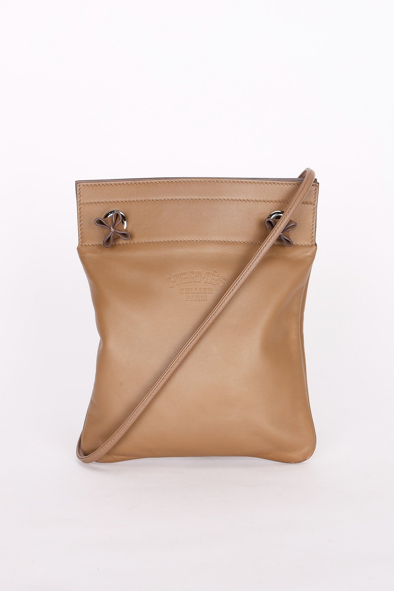 Hermès Crossbody Bag (color + leather) PHW