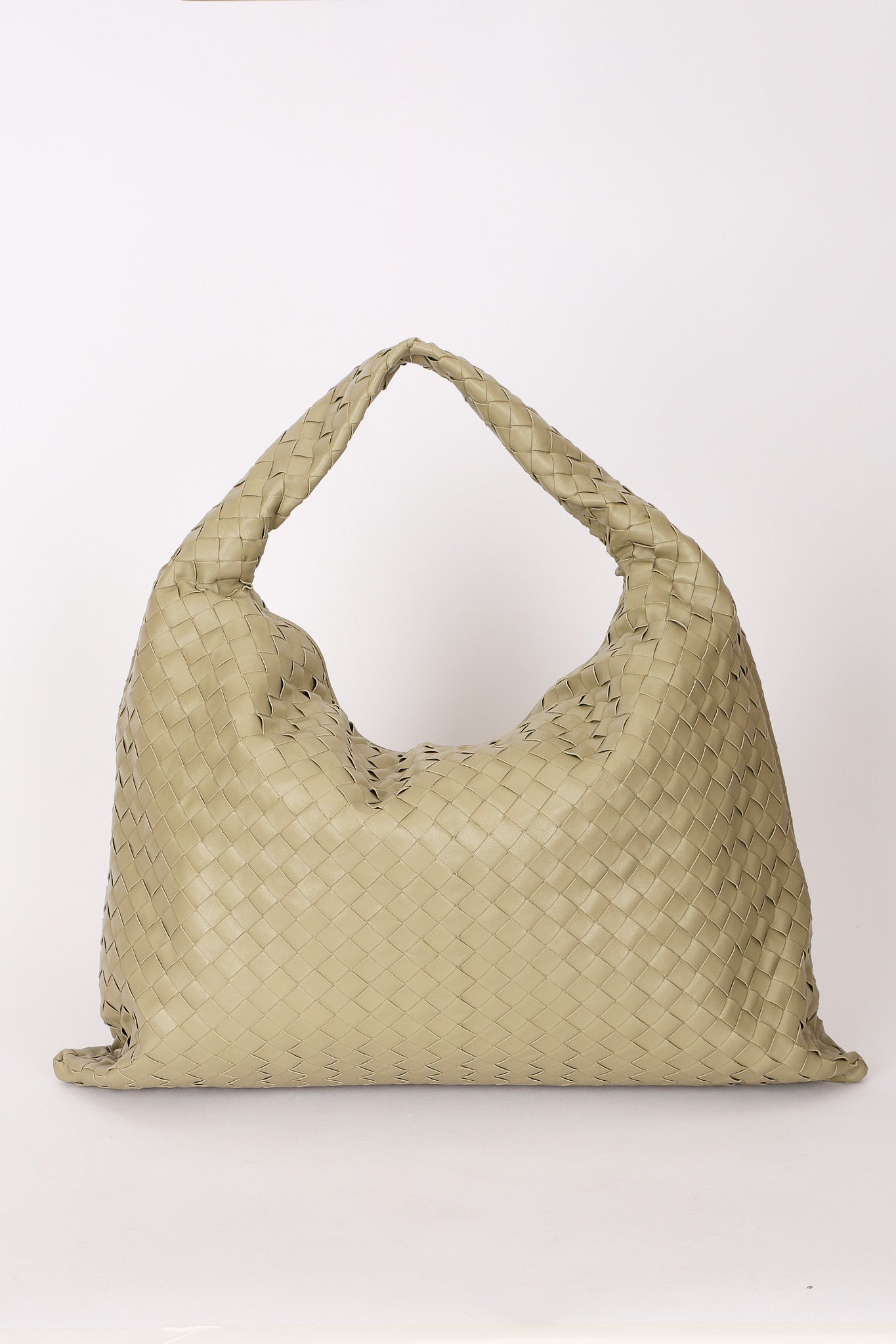 Bottega Veneta Intrecciato Hop Hobo Sage Green