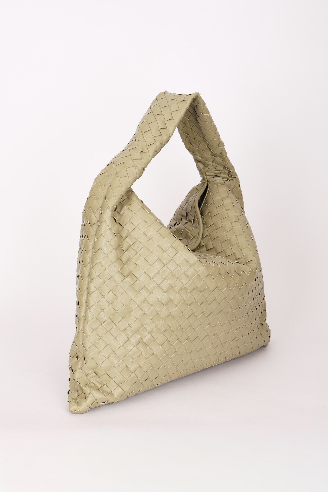 Bottega Veneta Intrecciato Hop Hobo Sage Green