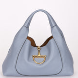 Gucci Maxi Softbit Shoulder Bag Dusty Blue