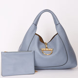 Gucci Maxi Softbit Shoulder Bag Dusty Blue