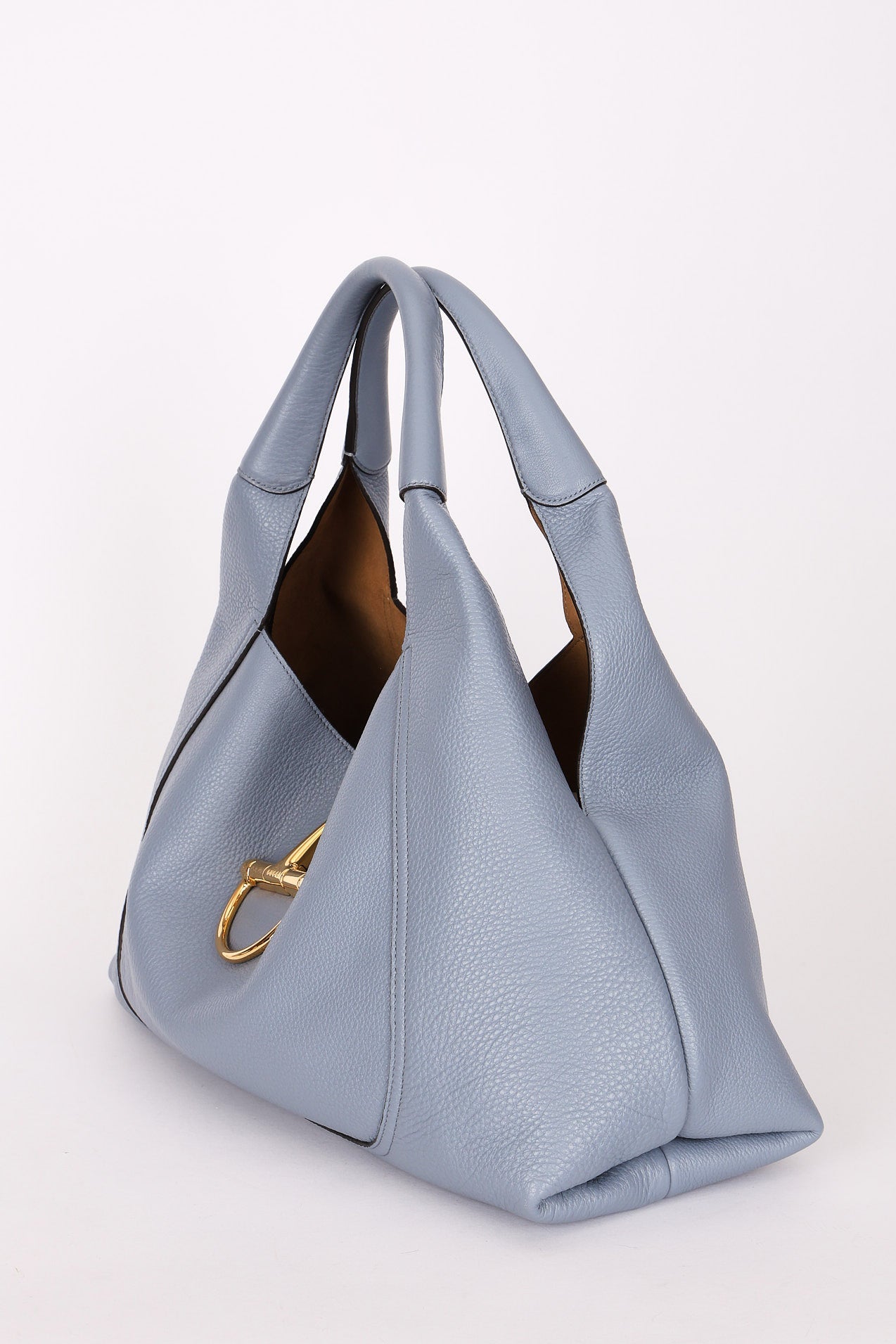 Gucci Maxi Softbit Shoulder Bag Dusty Blue