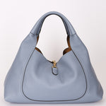 Gucci Maxi Softbit Shoulder Bag Dusty Blue
