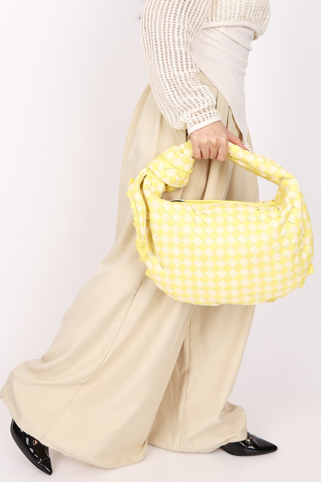 Bottega Veneta Intrecciato Medium Jodie Hobo Yellow