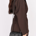 Chanel Paris-Shanghai Swarovski Crystal Mini Square Flap Black Boucle 2010 SHW