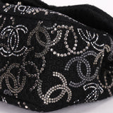 Chanel Mini Chain Flap - Black CC-Logo Embellished Sequin/Tweed