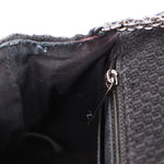 Chanel Mini Chain Flap - Black CC-Logo Embellished Sequin/Tweed