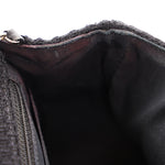 Chanel Mini Chain Flap - Black CC-Logo Embellished Sequin/Tweed