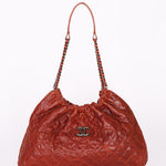 Chanel Elastic Shoulder Bag Brick Glazed Caviar 2011 RHW
