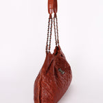 Chanel Elastic Shoulder Bag Brick Glazed Caviar 2011 RHW