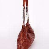 Chanel Elastic Shoulder Bag Brick Glazed Caviar 2011 RHW