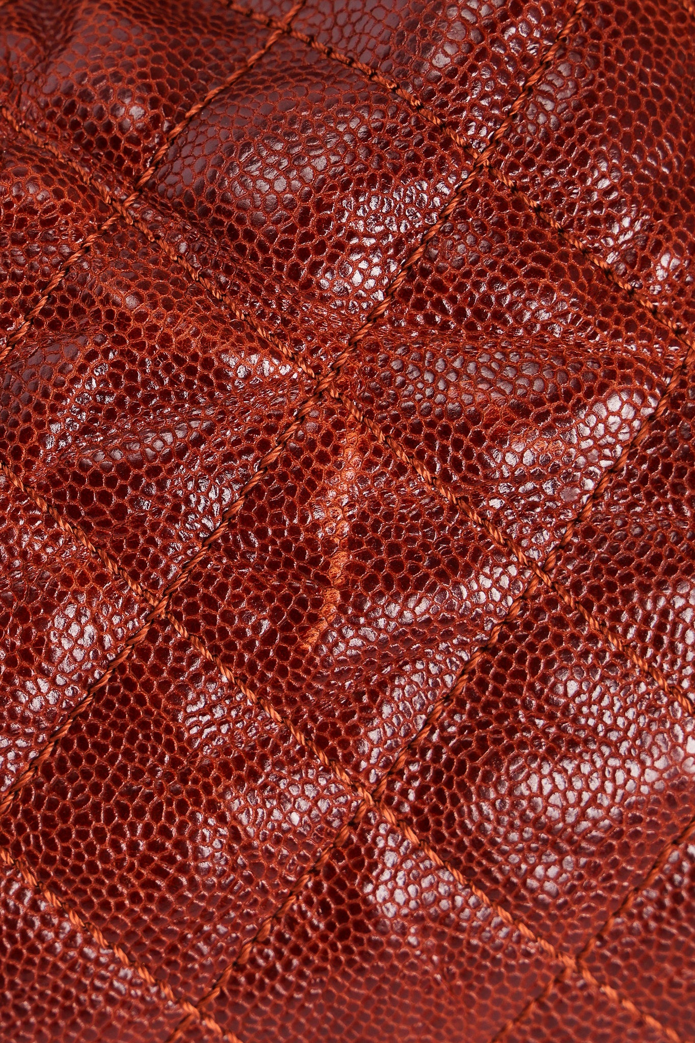 Chanel Elastic Shoulder Bag Brick Glazed Caviar 2011 RHW