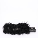 Ultra-Rare Chanel Tibet Single Flap with Mini Pouch Black Mongolian Lambskin 2008 SHW
