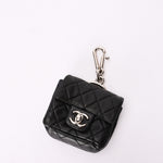 Ultra-Rare Chanel Tibet Single Flap with Mini Pouch Black Mongolian Lambskin 2008 SHW