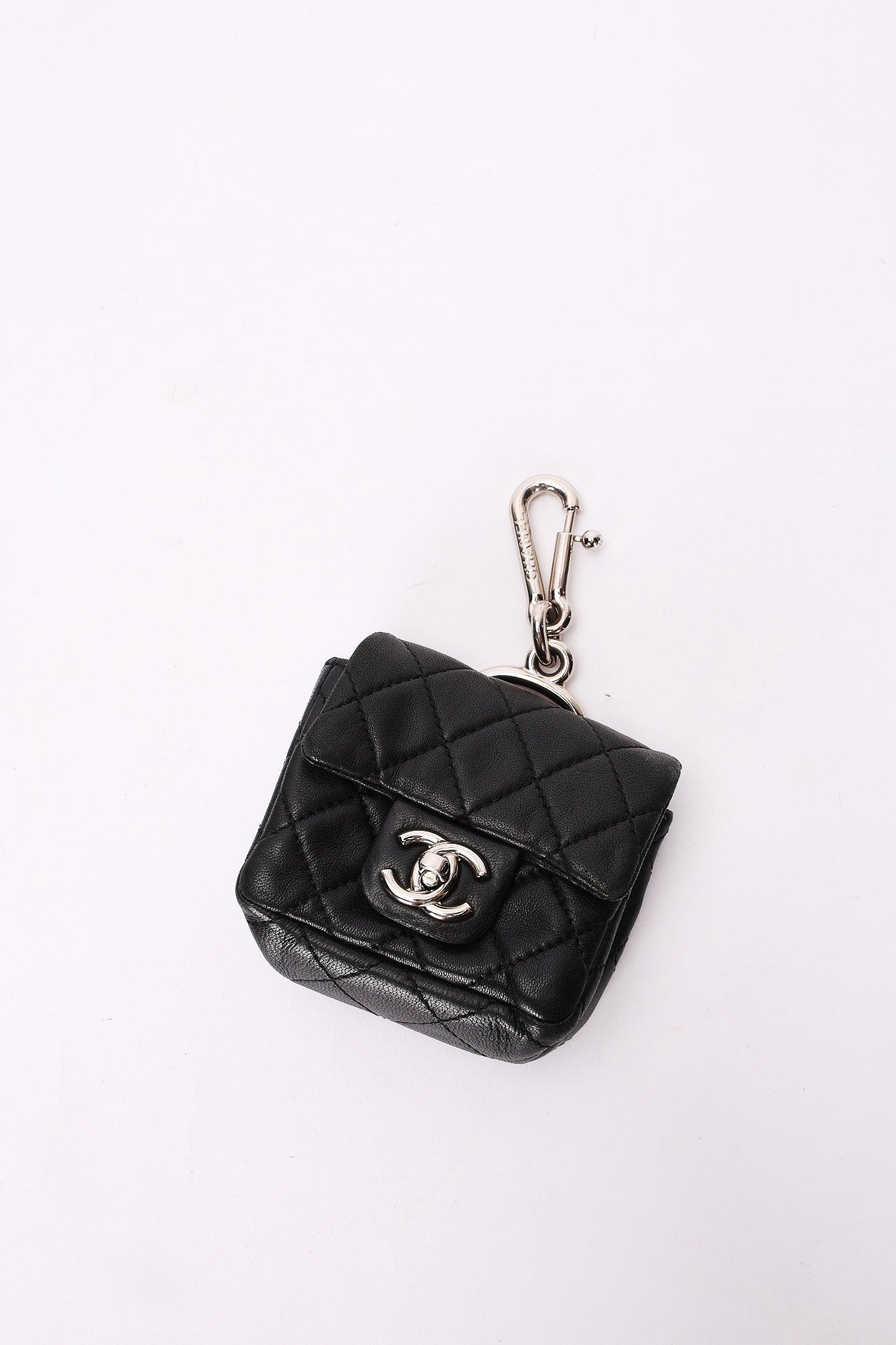 Ultra-Rare Chanel Tibet Single Flap with Mini Pouch Black Mongolian Lambskin 2008 SHW