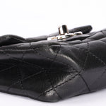 Ultra-Rare Chanel Tibet Single Flap with Mini Pouch Black Mongolian Lambskin 2008 SHW
