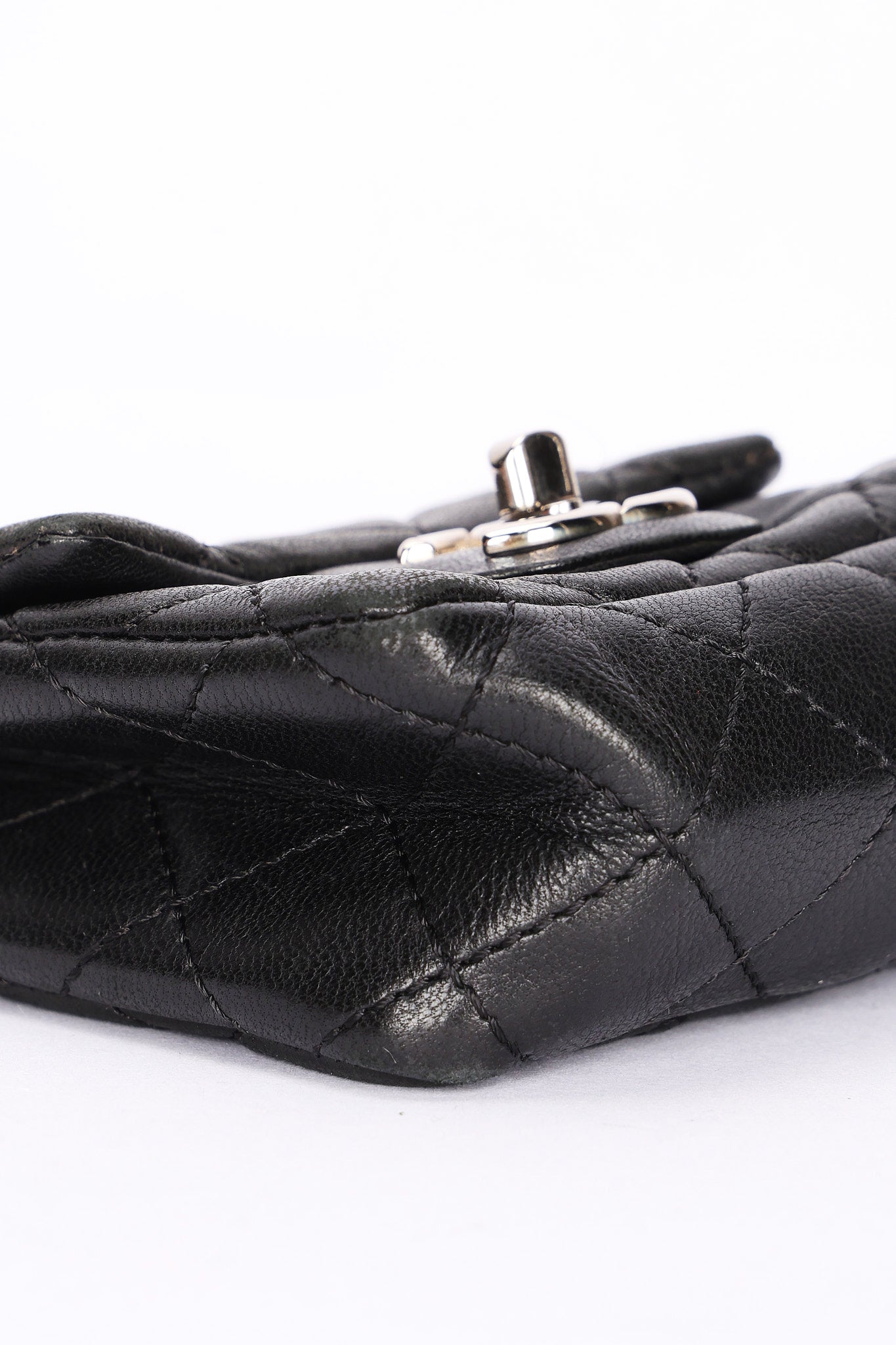 Ultra-Rare Chanel Tibet Single Flap with Mini Pouch Black Mongolian Lambskin 2008 SHW