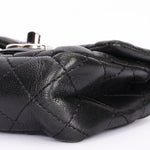 Ultra-Rare Chanel Tibet Single Flap with Mini Pouch Black Mongolian Lambskin 2008 SHW