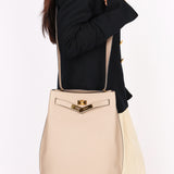 Hermès So Kelly 22 Shoulder Bag Etoupe Clemence GHW