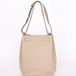 Hermès So Kelly 22 Shoulder Bag Etoupe Clemence GHW
