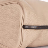 Hermès So Kelly 22 Shoulder Bag Etoupe Clemence GHW