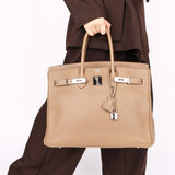Hermès Birkin 35 Etoupe Togo 2011 PHW