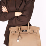 Hermès Birkin 35 Etoupe Togo 2011 PHW