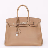 Hermès Birkin 35 Etoupe Togo 2011 PHW