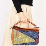 Limited Edition Loewe x Paula's Ibiza Medium Patchwork Puzzle Bag