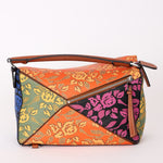 Loewe Multicolor Floral Medium Puzzle Bag