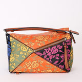 Loewe Multicolor Floral Medium Puzzle Bag