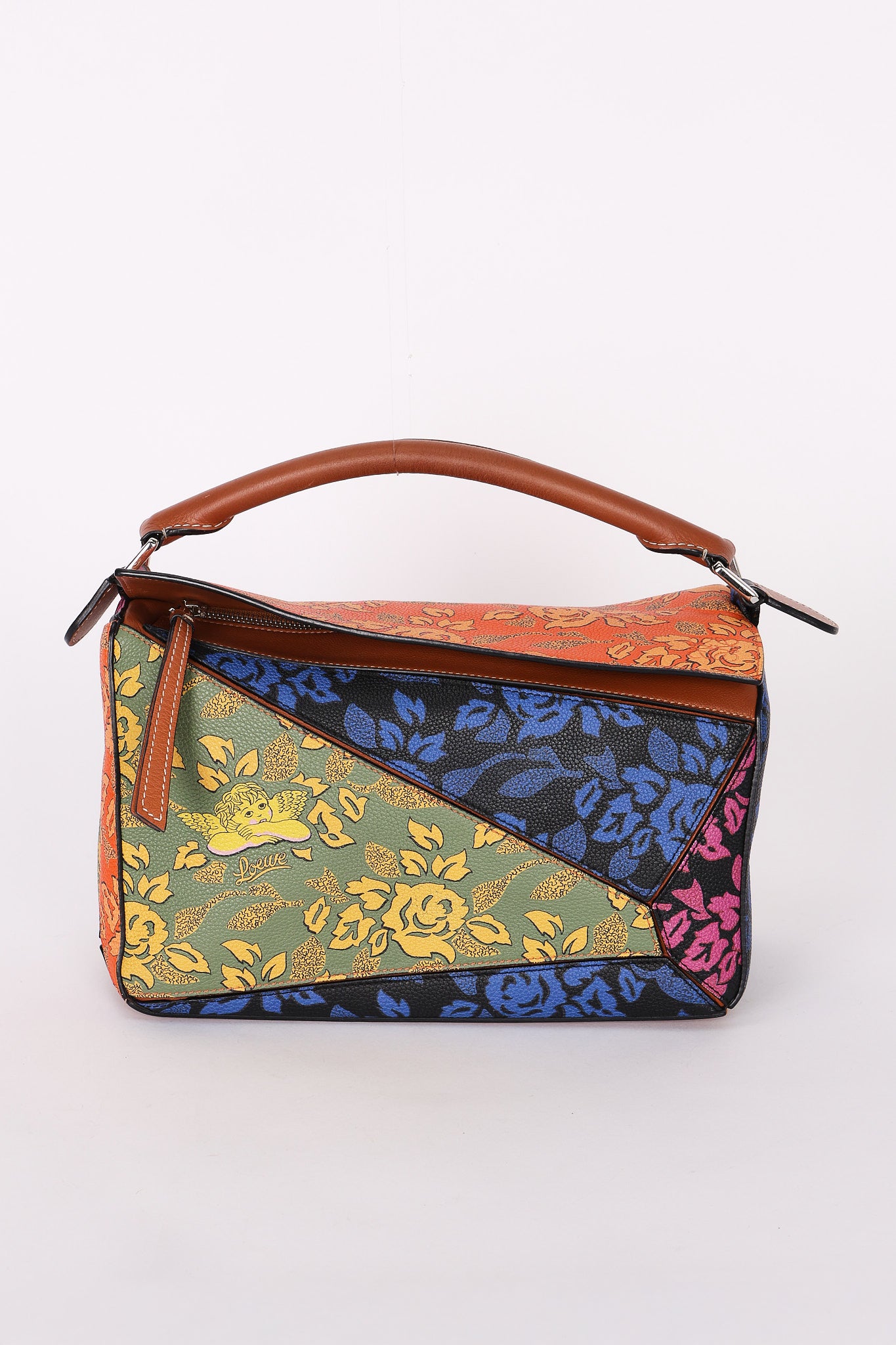Limited Edition Loewe x Paula's Ibiza Medium Patchwork Puzzle Bag