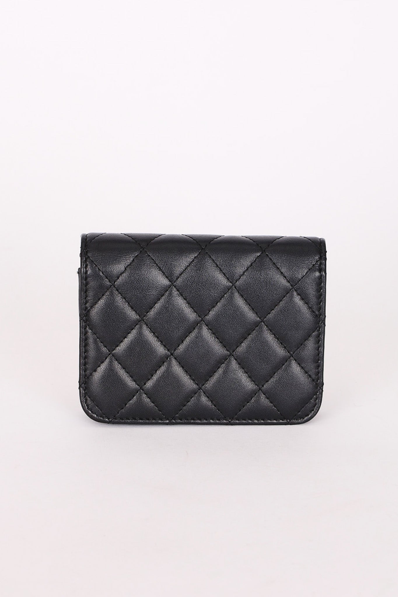 Chanel CC Belt Bag Black Lambskin AGHW