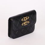 Chanel CC Belt Bag Black Lambskin AGHW