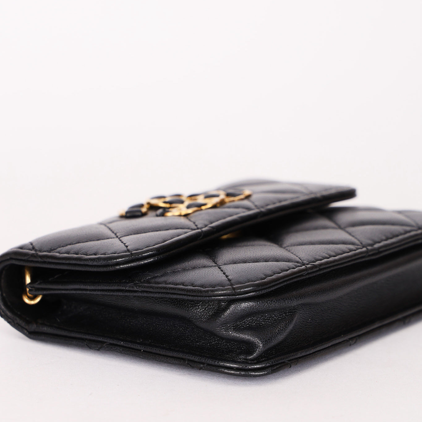 Chanel CC Belt Bag Black Lambskin AGHW