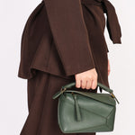 Loewe Mini Puzzle Edge Bag Dark Green