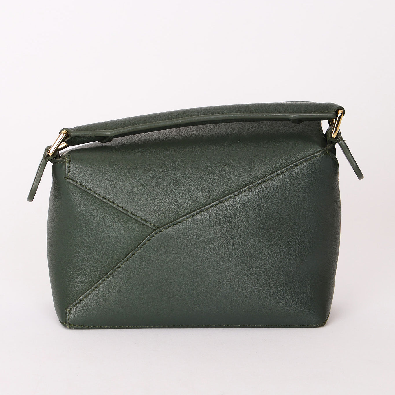 Loewe Mini Puzzle Edge Bag Dark Green