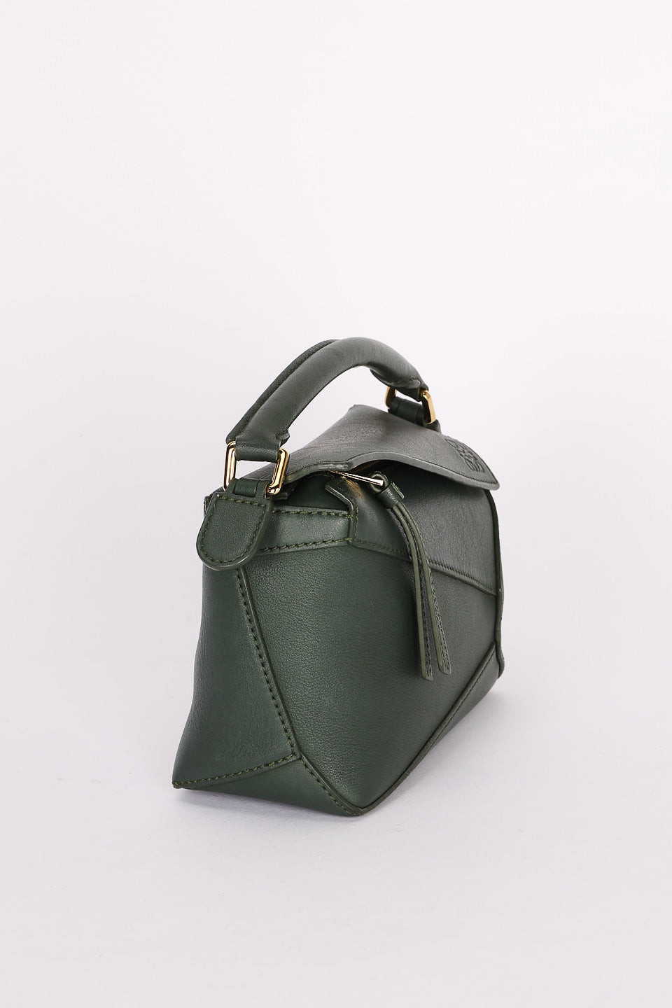 Loewe Mini Puzzle Edge Bag Dark Green